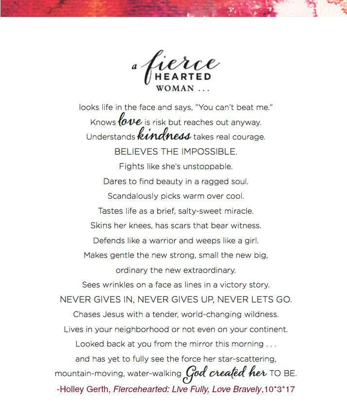 Fiercehearted Manifesto