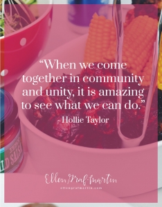 EP Member Spotlight ~ Hollie Taylor: Bringing Back the Meal Train quote