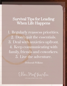 Deborah Wilkins - Survival Tips for Leading When Life Happens