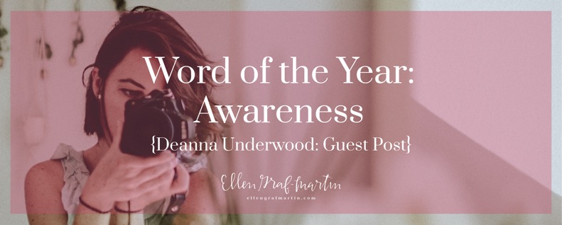 EP Member Spotlight ~ Deanna Underwood: Word of the Year - Awareness