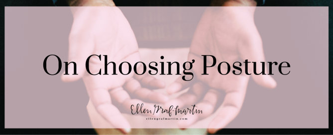 On Choosing Posture
