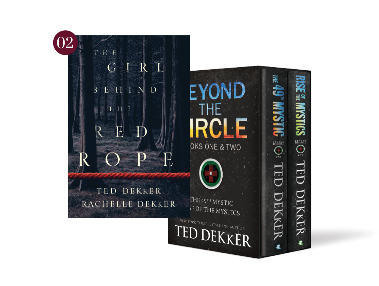 Ted Dekker (The Girl Behind the Red Rope) and Beyond the Circle Boxed Set